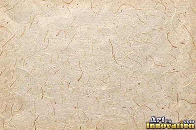 Lavender paper with embedded seeds and plant flecks