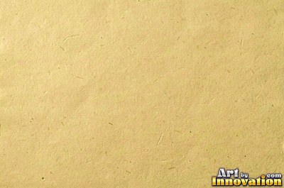 Rough cotton rag paper with a soft texture in coffee stained tan