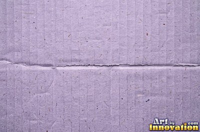 Kraft paper with visible fibers across the whole sheet