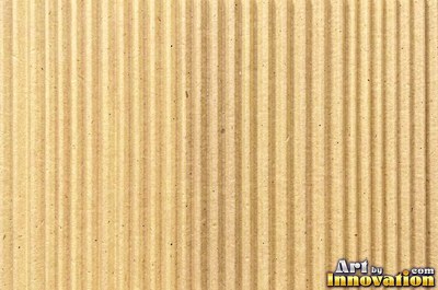Kraft paper with visible fibers across the whole sheet