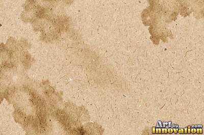 Kraft paper with visible fibers across the whole sheet