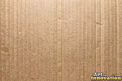 Kraft paper with visible fibers across the whole sheet