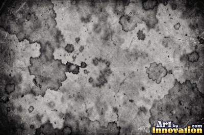 Oatmeal speckled old paper marked with water stains