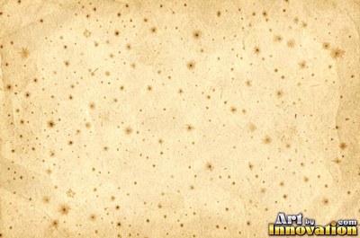 Oatmeal speckled old paper marked with water stains