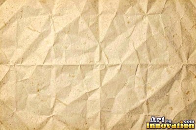 Water stained old paper with tide lines in off-white