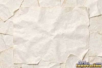 Water stained old paper with tide lines in off-white