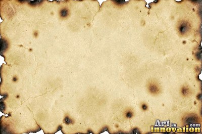 Oatmeal speckled old paper marked with water stains