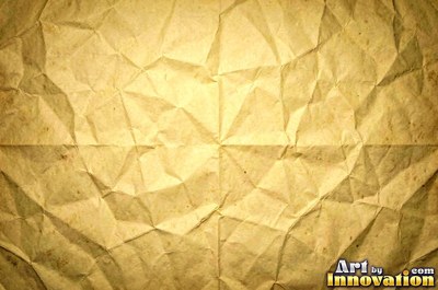 Aged parchment with mottled stains and darker edges