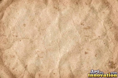 Water stained old paper with tide lines in off-white