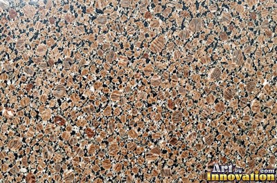 Blue gray granite with thin pale quartz veins cutting across it