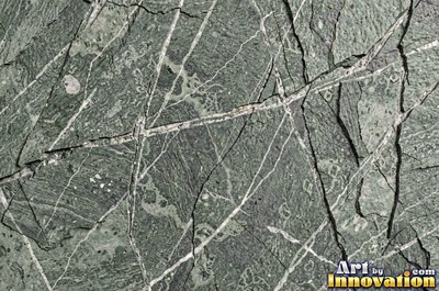 Cream granite with flecks of mica glinting in the light