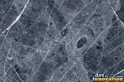 Breccia marble full of angular fragments in pale sea green