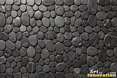 Earthy brown flat stones overlapping across the whole frame