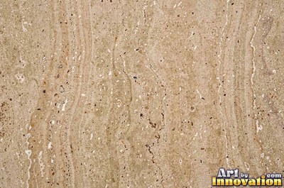Polished warm beige sandstone showing fine sand grains
