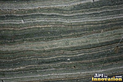 Wind carved sandstone with smooth flowing curves