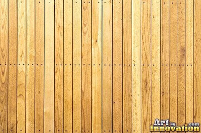 Long deck boards with rounded edges and dark screw heads in neat lines