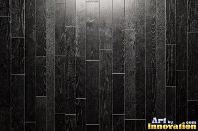 Chevron parquet with the grain alternating direction on every plank