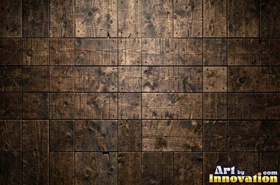 Chevron parquet with the grain alternating direction on every plank
