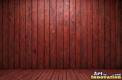 Tall vertical planks of old growth timber in a deep translucent stain