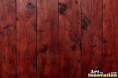 Tall vertical planks of old growth timber in a deep translucent stain