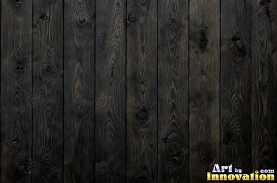 Vertical barn boards in oxblood red stain with every knot showing through