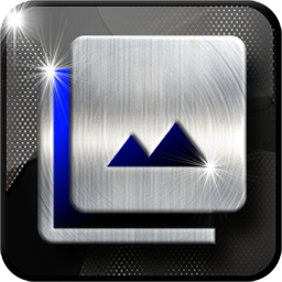 Metallic grid icon design for web and print, AI-generated digital graphic by Art by Innovation