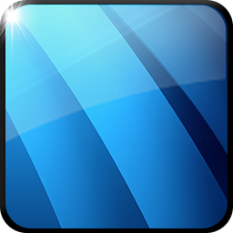 Silver glass icon design with reflective finish, AI-generated UI graphic by Art by Innovation