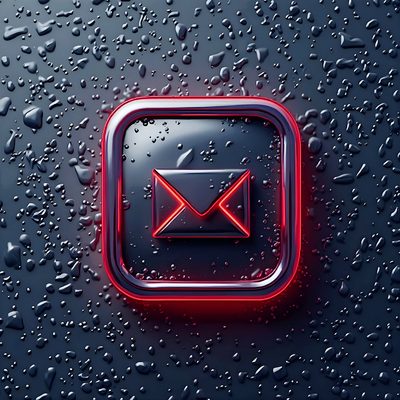 A glass overlay button icon catching a soft highlight