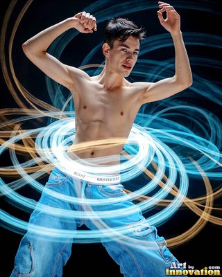 The male form in bold color, light, and motion. Cinematic UHD abstract art.
