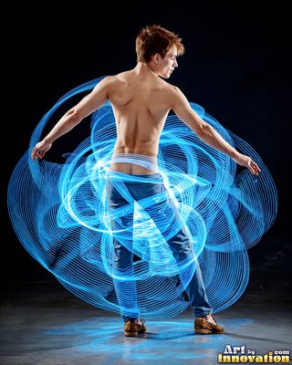 The male form in bold color, light, and motion. Cinematic UHD abstract art.