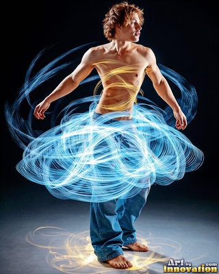 The male form in bold color, light, and motion. Cinematic UHD abstract art.