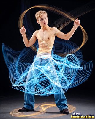 The male form in bold color, light, and motion. Cinematic UHD abstract art.