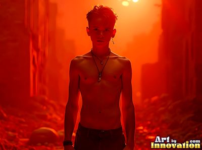 Male angels with luminous wings, holy light, and fallen legend. Cinematic UHD art.