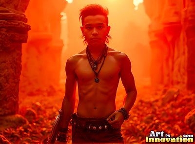 Male angels with luminous wings, holy light, and fallen legend. Cinematic UHD art.