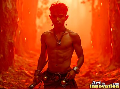 Male angels with luminous wings, holy light, and fallen legend. Cinematic UHD art.