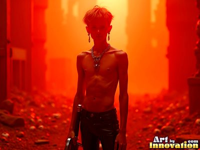 Male angels with luminous wings, holy light, and fallen legend. Cinematic UHD art.