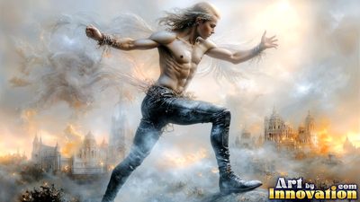 Beautiful men in striking portraits and scenes across the golden city and beyond. Cinematic UHD.