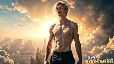 Beautiful men in striking portraits and scenes across the golden city and beyond. Cinematic UHD.