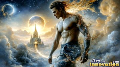 Beautiful men in striking portraits and scenes across the golden city and beyond. Cinematic UHD.