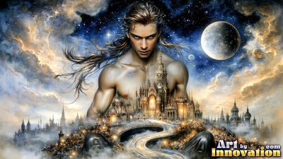 Beautiful men in striking portraits and scenes across the golden city and beyond. Cinematic UHD.