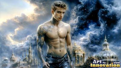 Beautiful men in striking portraits and scenes across the golden city and beyond. Cinematic UHD.