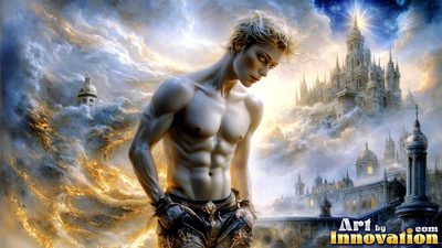 Beautiful men in striking portraits and scenes across the golden city and beyond. Cinematic UHD.