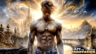 Beautiful men in striking portraits and scenes across the golden city and beyond. Cinematic UHD.