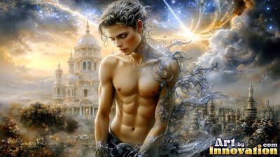Beautiful men in striking portraits and scenes across the golden city and beyond. Cinematic UHD.