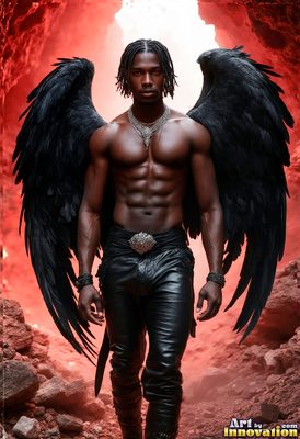Dark male art of demons, vampires, and shadowed legend. Cinematic UHD.