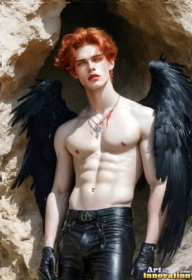 Dark male art of demons, vampires, and shadowed legend. Cinematic UHD.