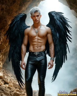 Dark male art of demons, vampires, and shadowed legend. Cinematic UHD.