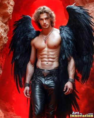 Dark male art of demons, vampires, and shadowed legend. Cinematic UHD.