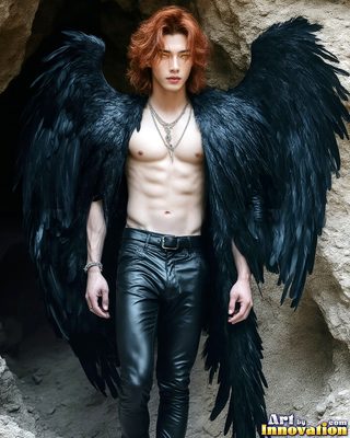 Dark male art of demons, vampires, and shadowed legend. Cinematic UHD.