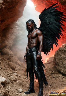 Dark male art of demons, vampires, and shadowed legend. Cinematic UHD.